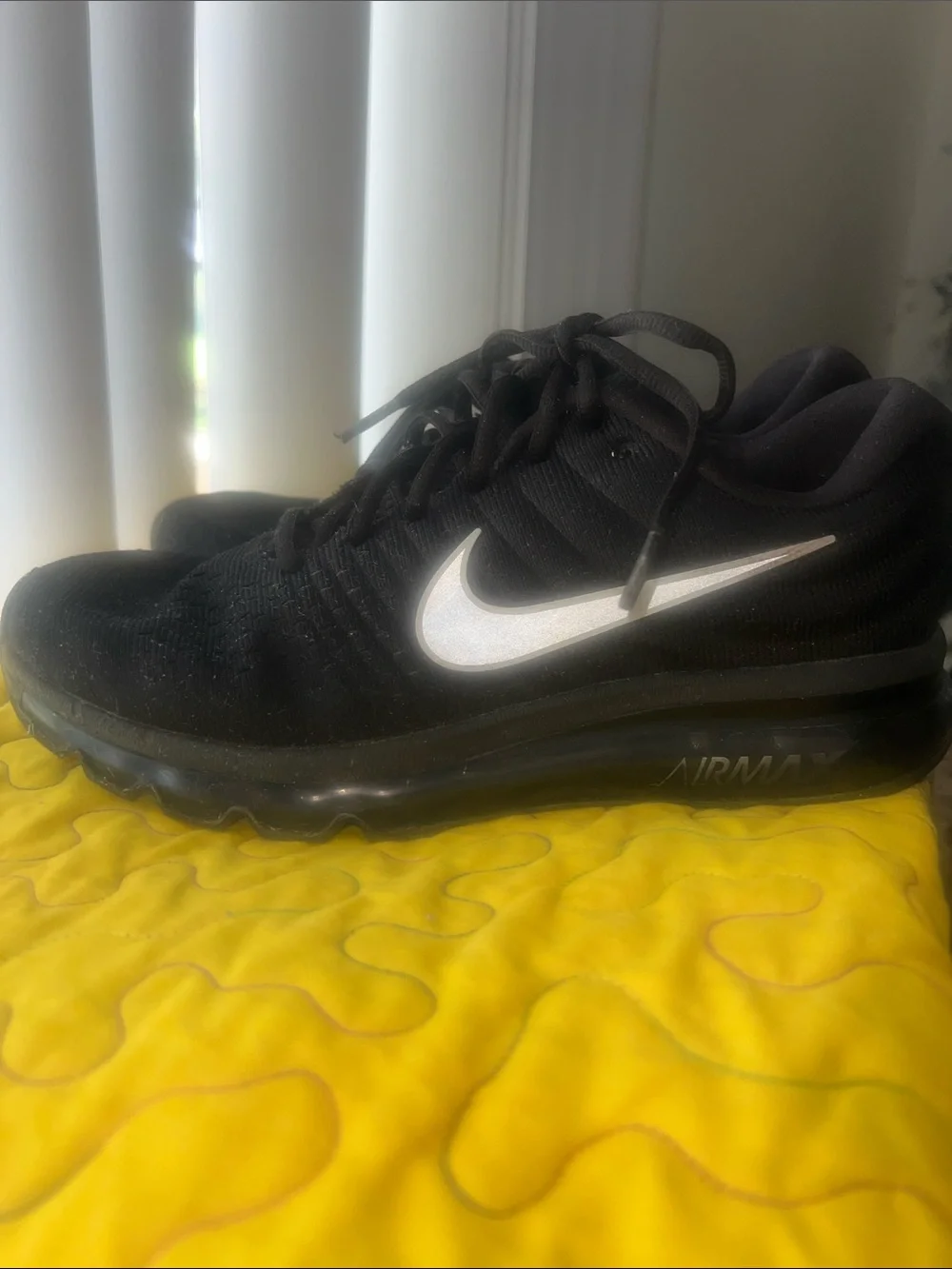 Nike Air Max 2017 Black Anthracite Sneakers 849559-001 Men's Size 7